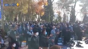 تجمع دوباره اصفهانی‌ها برای خواندن نماز
