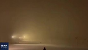 کولاک شدید برف در ایستگاه ۷ توچال