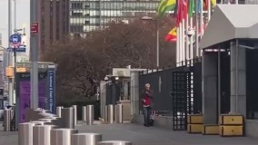 اولین ویدئو از فرد مسلح که وارد سازمان ملل شده است