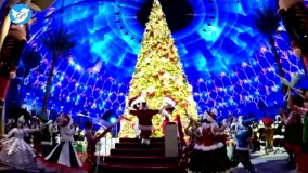 درخت کریسمس در اکسپو دبی ؛ زیبا و چشمگیر
