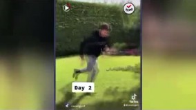 تلاش‌ های عجیب و خنده‌دار یک یوتیوبر برای راه رفتن روی آب