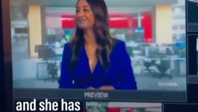 اولین گوینده خبر با چهره خالکوبی شده