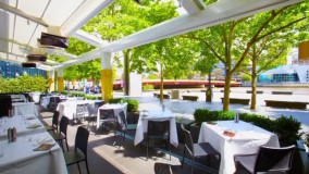 بهترین سایبان بازشو باغ رستوران