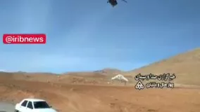 سقوط یک فروند پهپاد در کوهرنگ