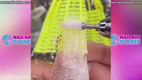 آموزش پلی ژل ناخن جدید : دیزاین جدید ناخن 2021