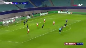 خلاصه بازی لایپزیش 2 - منچسترسیتی 1