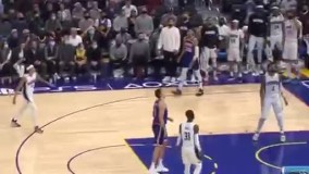 پرتاب شگفت‌ انگیز ستاره گلدن استیت در NBA