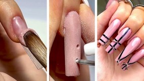 آموزش بهترین طرح های ناخن با اکرولیک : دیزاین ناخن جدید