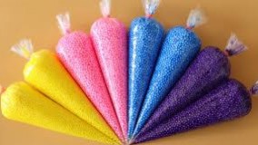 ژل بازی اسلایم ؛ میکس اسلایم های پفکی کیوت