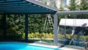 جدید ترین سقف بازشو برقی استخر شرکت مهلر