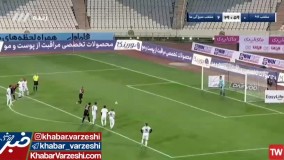 گل سوم سرخابی‌ ها به منتخب ۹۸ توسط ابوالقاسم‌پور