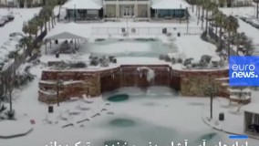 تصاویری از زمستان سخت تگزاس