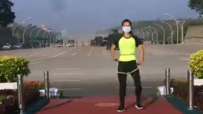 ورزش صبحگاهی در تلویزیون میانمار با چاشنی کودتا!