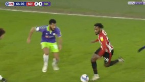 گل سوم برنتفورد به بریستول توسط قدوس