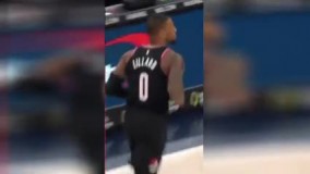 خوشحالی جالب ستاره NBA بعد از گلزنی