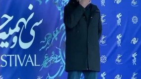 رضا عطاران و سارا بهرامی در فوتوکال فیلم «روشن»