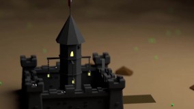 ساخت قلعه در سینما 4دی