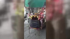 حجله عزای علی انصاریان در خیابان مولوی تهران