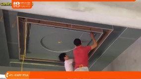 نحوه استفاده از صفحات روکش دار گچی در کناف کاری سقف