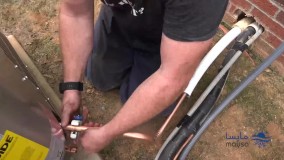 جوشکاری لوله های مسی داکت اسپلیت