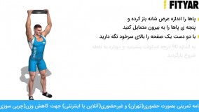 حرکت اسکوات صفحه بالای سر