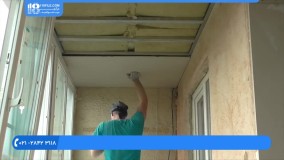 آموزش نصب پوشش کناف عایق حرارت _ رنگ آمیزی کناف