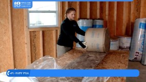 کناف کاری _ آموزش ساختن دیوارهای ساختمان با عایق صوتی وحرارتی