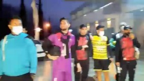 جشن بازیکنان نساجی در چهارشنبه ‌سوری