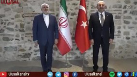 اشاره ظريف ماسک نزدن چاووش اوغلو