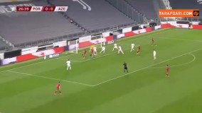 خلاصه بازی پرتغال ۱ - آذربایجان ۰