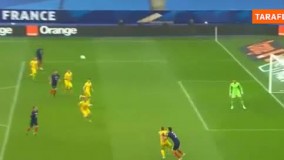 خلاصه بازی فرانسه ۱ - اوکراین ۱