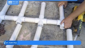 آموزش ساخت فیلتر با لوله پی وی سی برای آبنما سنگی