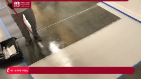 فرایند نصب کفپوش های اپوکسی متالیک بسیار زیبا