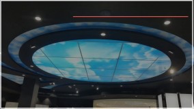 نصب آسمان مجازی _ نصب پنل های پر قدرت و استاندارد LED