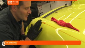 پولیش خودرو - پاک کردن رنگ اضافی