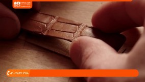 چرم دوزی -آموزش ساخت بند ساعت پارت 2