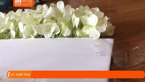 تشریفات عروسی - دکوراسیون میز بزرگ عروسی - دکوراسیون گلدار