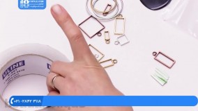 آموزش  زیورآلات رزینی - ساخت آویز رزینی در قالب های آماده