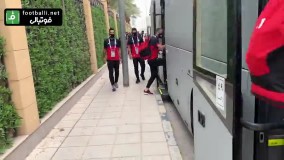 بازیکنان فولاد راهی ورزشگاه شدند
