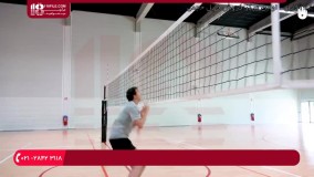 والیبال به کودکان - دفاع روی تور