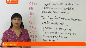 زبان انگلیسی در منزل - مخفف های تجاری