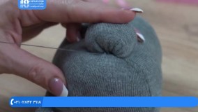 عروسک جورابی - آموزش دوخت عروسک بانی خرگوش