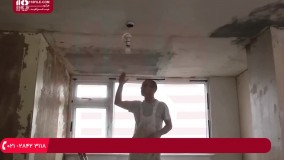 نصب کاغذ دیواری - تکرار الگوی کاغذ دیواری سقف