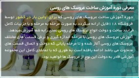 عروسک روسی - مدل شماره 9 -دوخت عروسک دختر