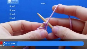 آموزش بافتنی مبتدی-بافندگی توری مانند