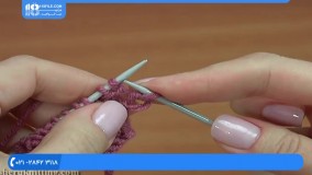 آموزش بافت دستکش و جوراب-بافت جوراب مدل لانه زنبوری