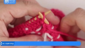 آموزش بافتنی مبتدی-اشتباه در بافتن طرح ریز در بافت