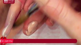 طراحی ناخن- ناخن موجدار