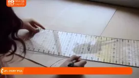 آموزش خیاطی مولر-آموزش الگو و دوخت دامن کلوش کوتاه