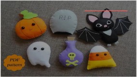 آموزش نمد دوزی - آموزش دوخت جامدادی طرح موش